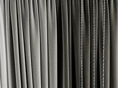 Curtain 79 3D model purchase