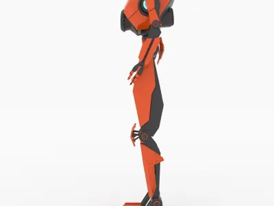 Robot orange 3D model