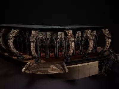 Building 3 Low-poly 3D model