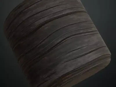Natural Dark Wood Grain PBR Seamless Texture