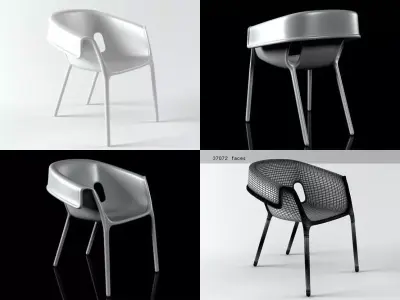Reverse Chair 3D model