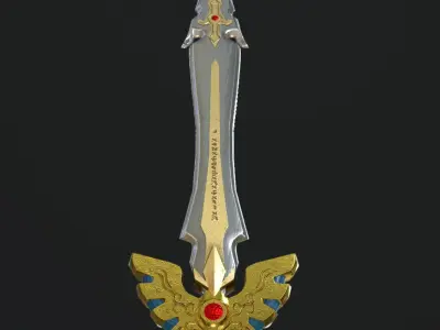 Sword of light Low-poly 3D model purchase