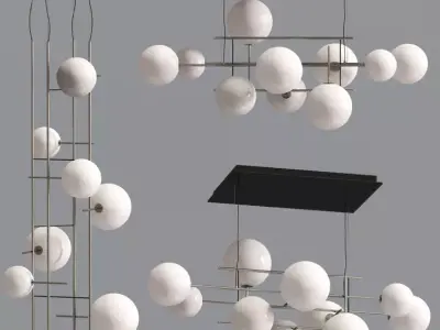 Radice Pendant Lamp Collection 3D model