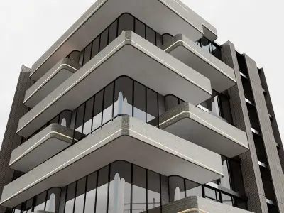 RESIDENTIAL BUILDING NO92 A 3D model