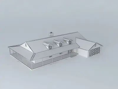 Ranch House Free 3D model