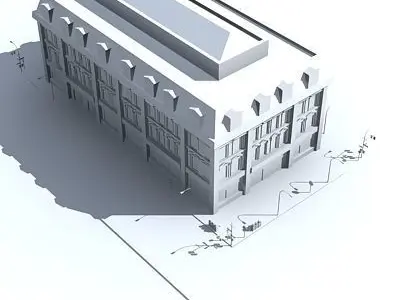 Low Poly Block 16 Low-poly 3D model