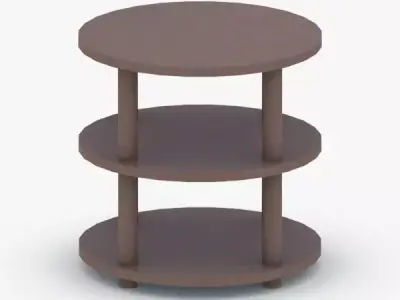0406 - Coffee Table Low-poly 3D model