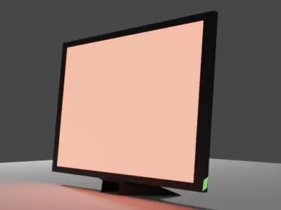 monitor light box Free 3D model