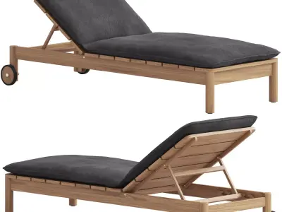 Globewest Cannes Sunbed 3D model