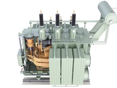  High Voltage Power Distribution Transformer Inside 46 