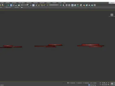 Medea ceiling lamp collection Low-poly 3D model