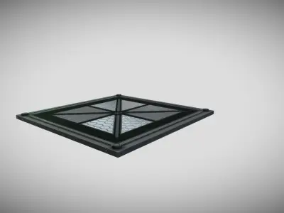 Sci-fi Floor Plating Low-poly 3D model