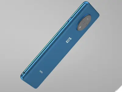  OnePlus 7T--C4D modeling rendering 3D model