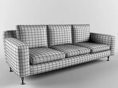 Comfy Modern Sofa 3D model
