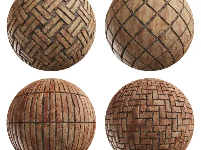 PBR Bricks 02 - Tileable 4K Texture Texture