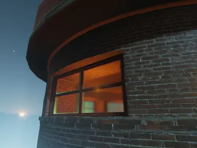 Tower - Restoration 3D model