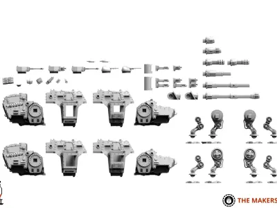 Valour Korps - Super Battle Walker 3D print model