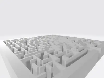 Maze or Labyrinth Free 3D model