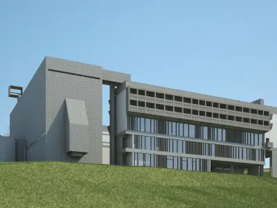 Convent La Tourette 3D model