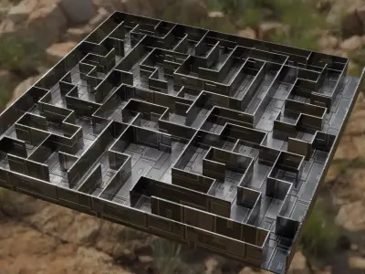 Sci fi Maze 3D model