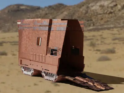 star wars sandcrawler  3D model