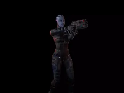 Mass Effect Liara 3D print model