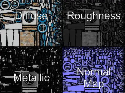 Stylized Lighthouse Model Pack with PBR Textures Low-poly 3D model