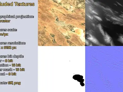 Shiraz Iran City Landscape 3D Model 3D model