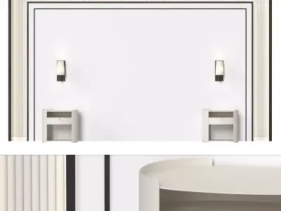 Headboard 039 3D model