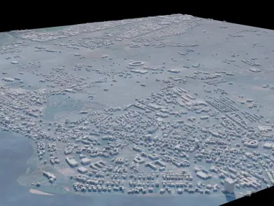 Kinshasa - Democratic Republic of the Congo 3D model