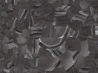 Ornate Street Waste Receptacle 3D model