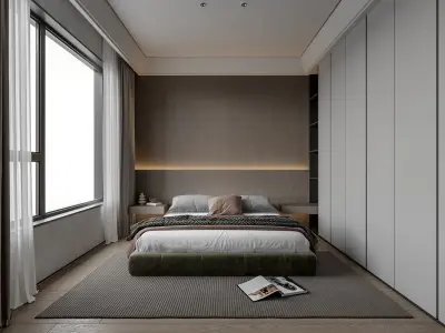 apartment interior scenes     3D model 38