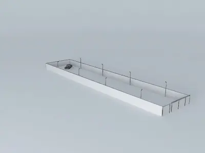 Parking or parking Free 3D model