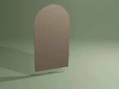 Old wooden european barndoor farm door castledoor medival 3D print model