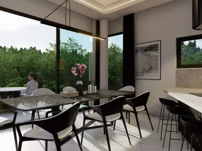 Kitchen Modern Set 3D model