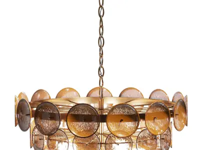 Lorenzo Chandelier by Soho Home 3D model