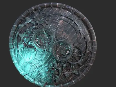 Steampunk Crest  3D model