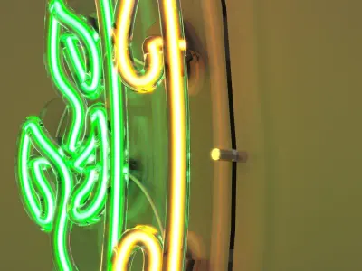 Picture Frame 5 - Neon Sign 3D model