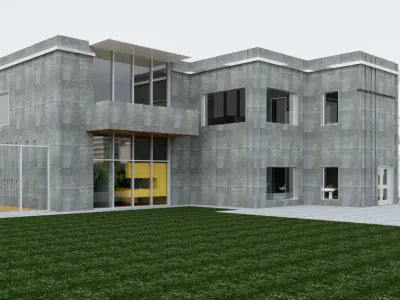 Revit Villa design 2018 3D model