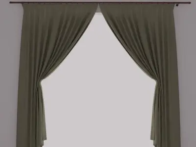 Curtains 3D model