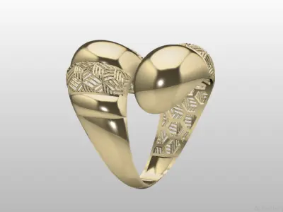 Fusion Ring Light Weight 3D print model