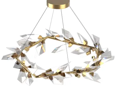 Fine Art Foret 34 inch Round Pendant 3D model