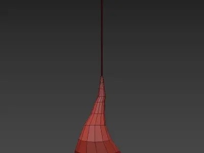 Een vallende 3D model