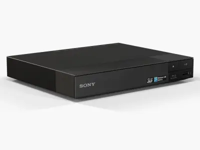 Sony BDP-S5500 blu-ray player Low-poly 3D model