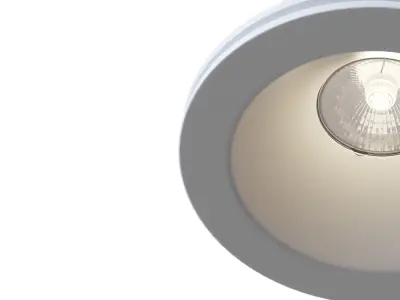 Downlight Gyps Modern DL002-1-01-W Maytoni Technical Free 3D model