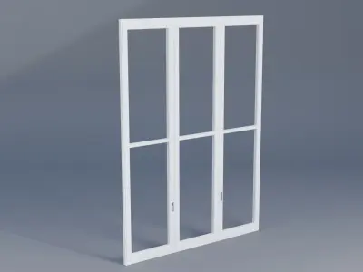 Window Low-poly 3D model