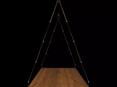Hanging Indoor Swing Seat Free low-poly 3D model