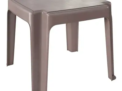 Mocha table for chaise longue 3D model