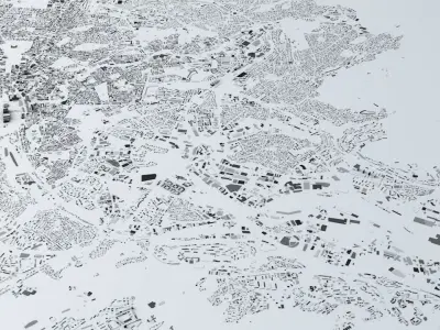Oslo Streets and Buildings 3D model