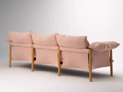 Wilfred Sofa 264 3D model